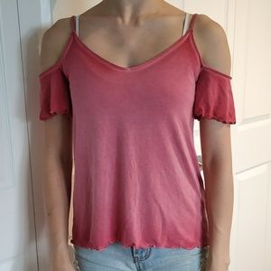 American Eagle Outfitters ombre pink top